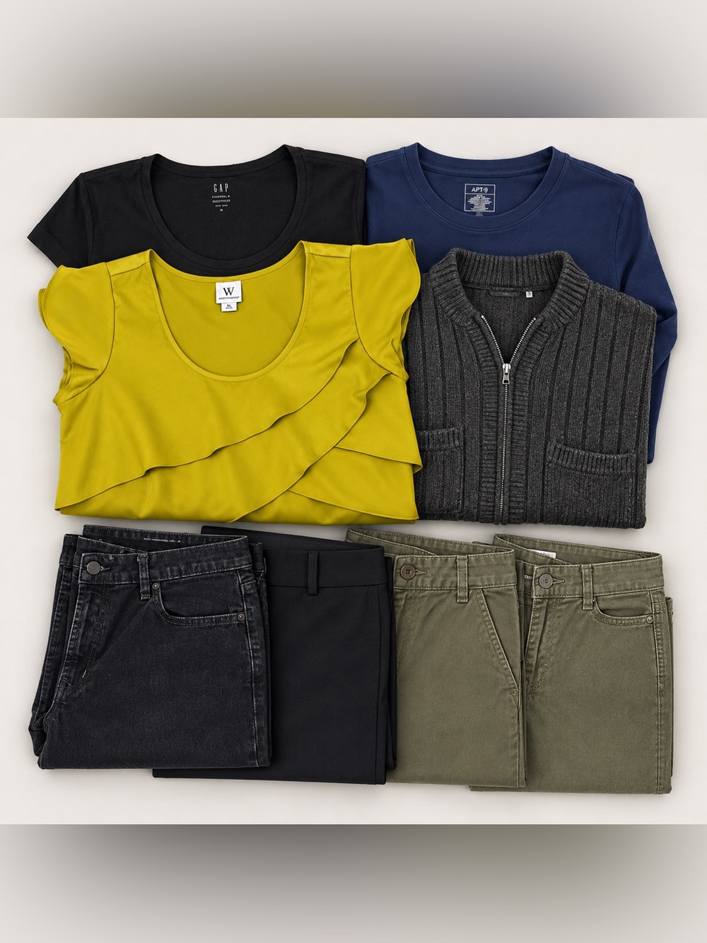 J.Jill Liz Claiborne NY&Co Plus Size 18 XL 8-Piece Capsule Wardrobe